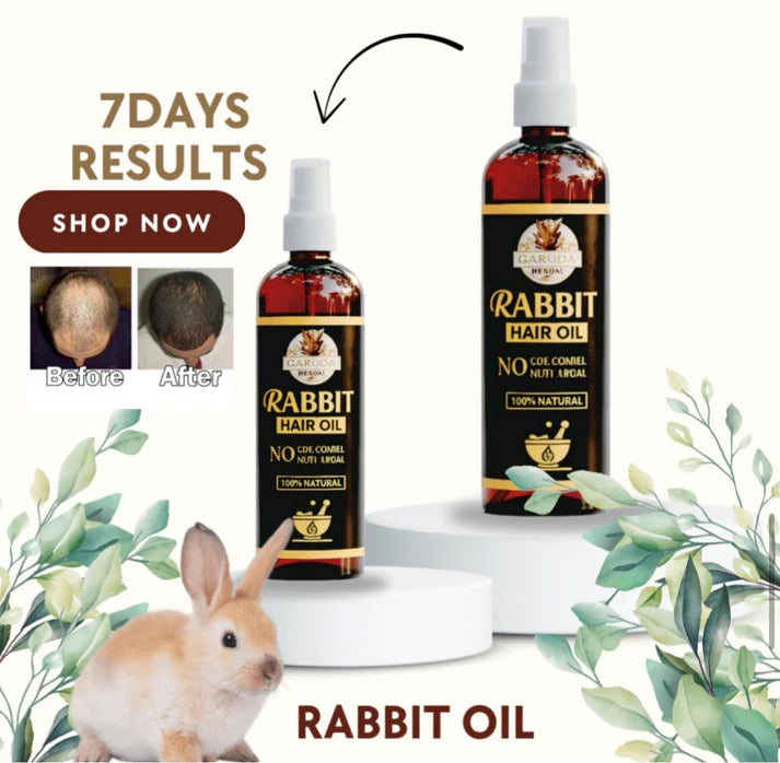 Rabit Herbal Hair Oil - 100% Effective!